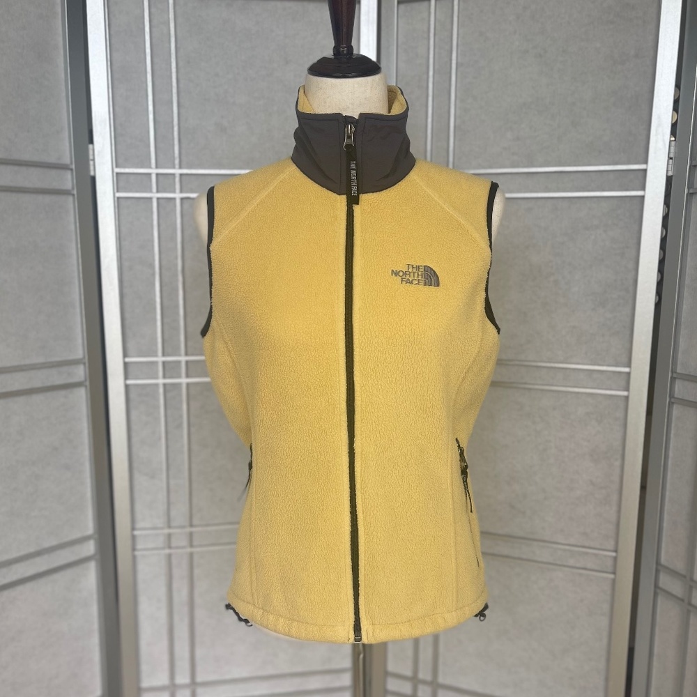 The North Face Polartec Yellow Vest size S